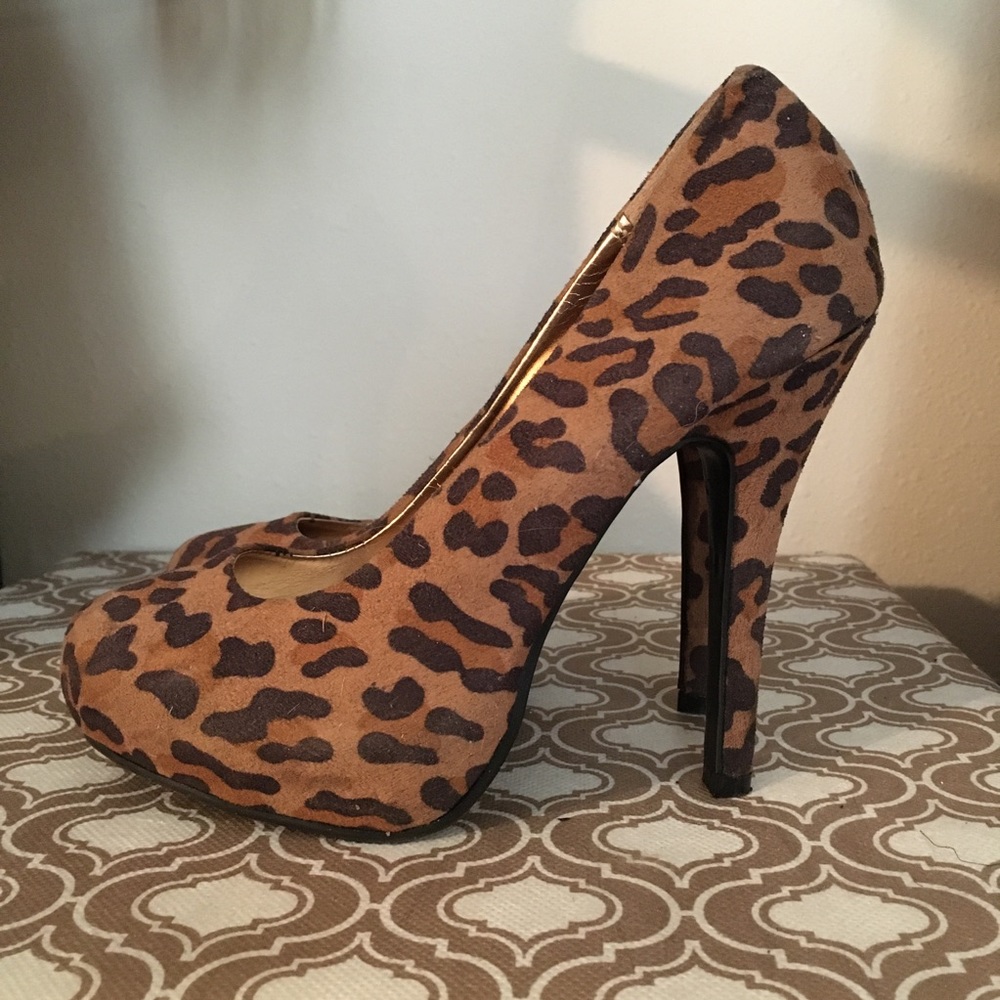 Leopard Print Heels